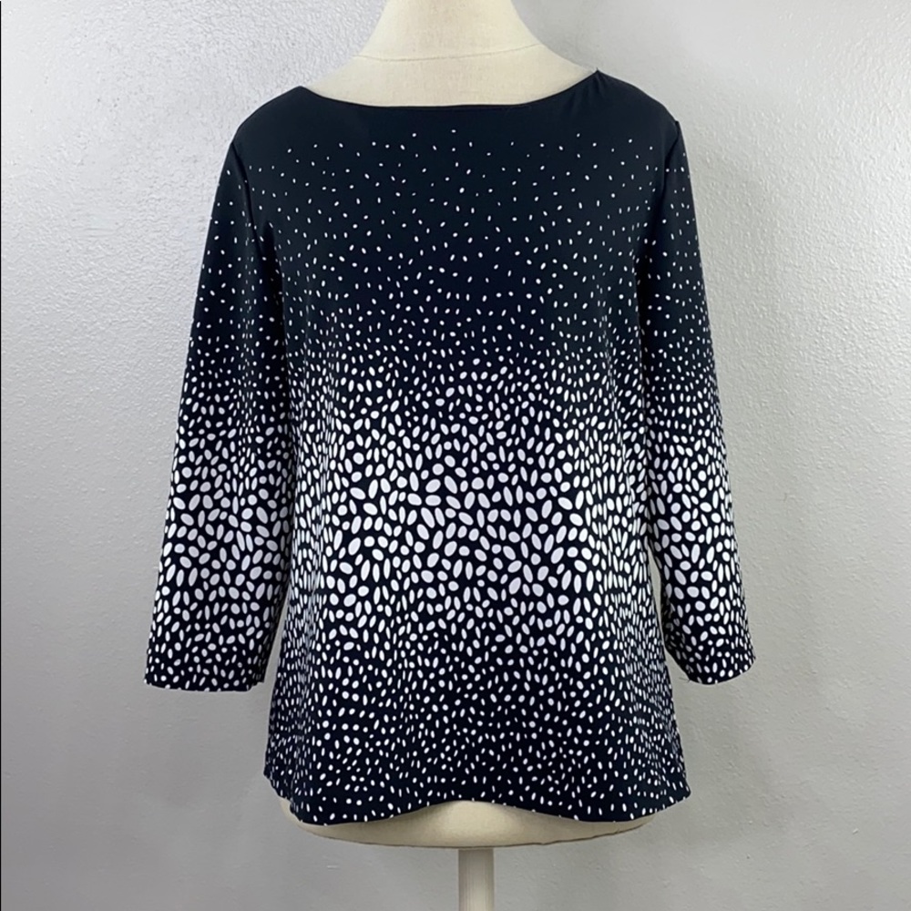 Ann Taylor black blouse, size 10